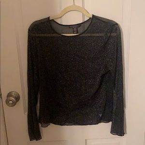 Shear long sleeve shirt